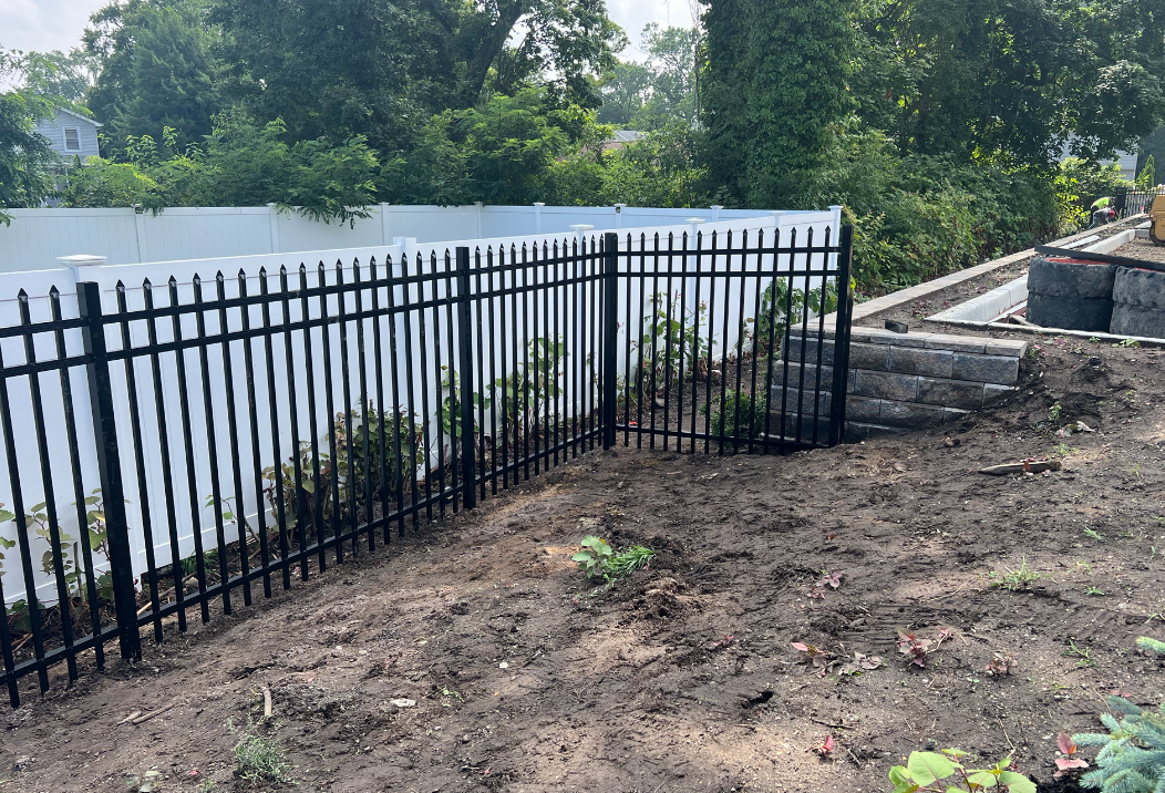 Decorative Aluminum Fence Installation - New Jersey