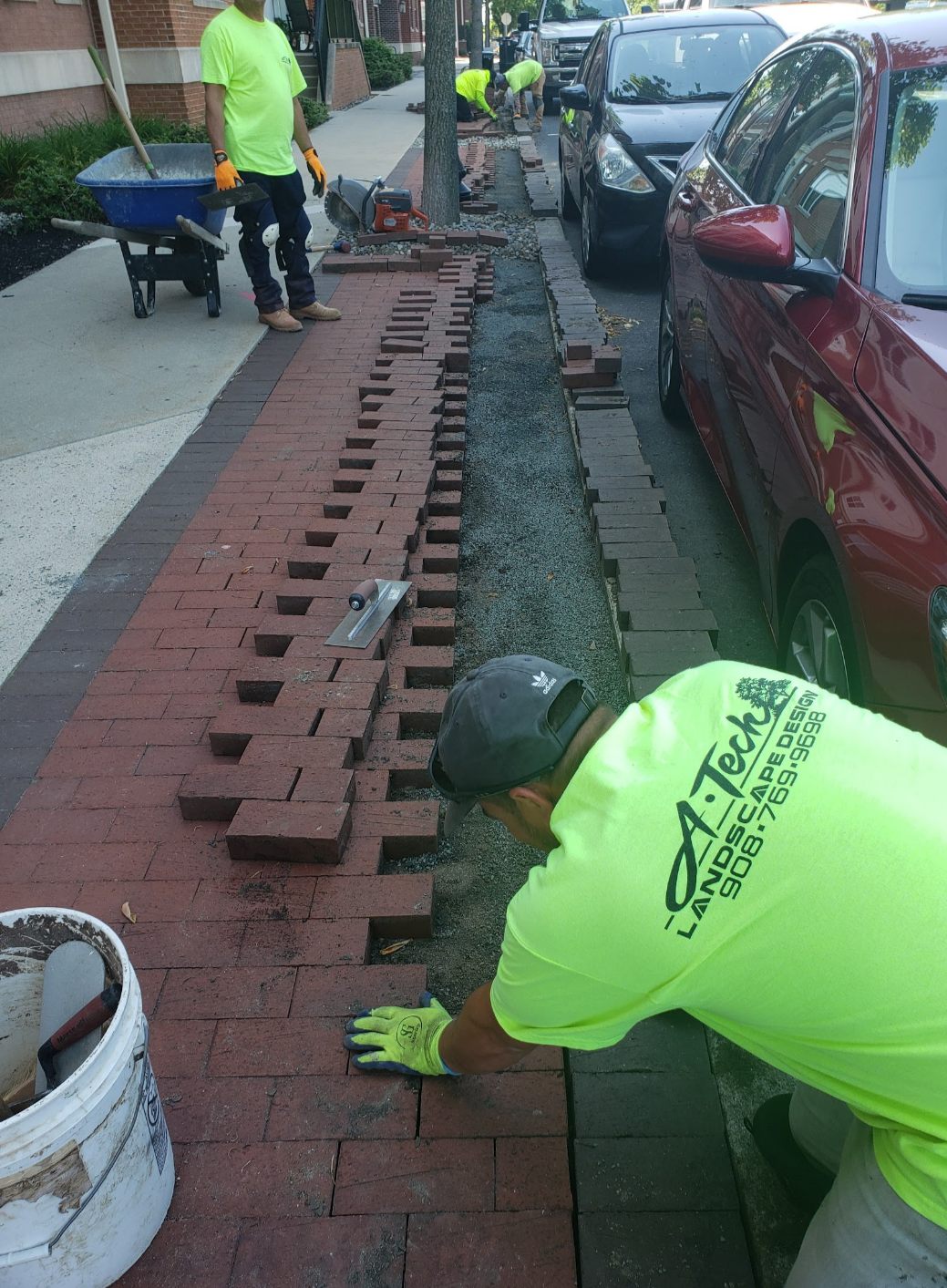 Brick Paver Restoration Harbour Pointe Community - Bayonne, NJ