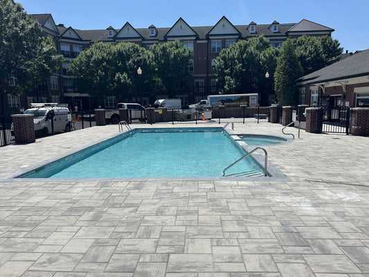 NJ Luxury Rental Community - Pool and Amenity Space Construction