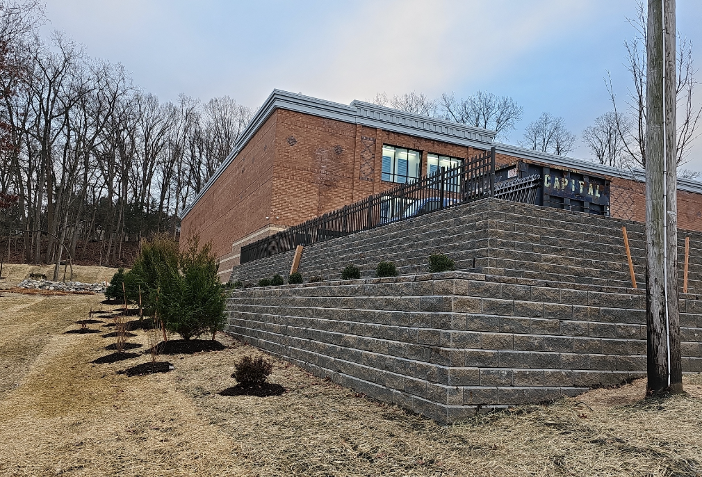 Modular Block Retaining Wall - Bedford, NY – A-Tech Services